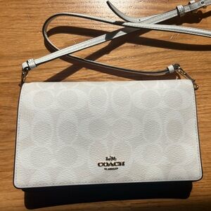 Coach White Crossbody Bag